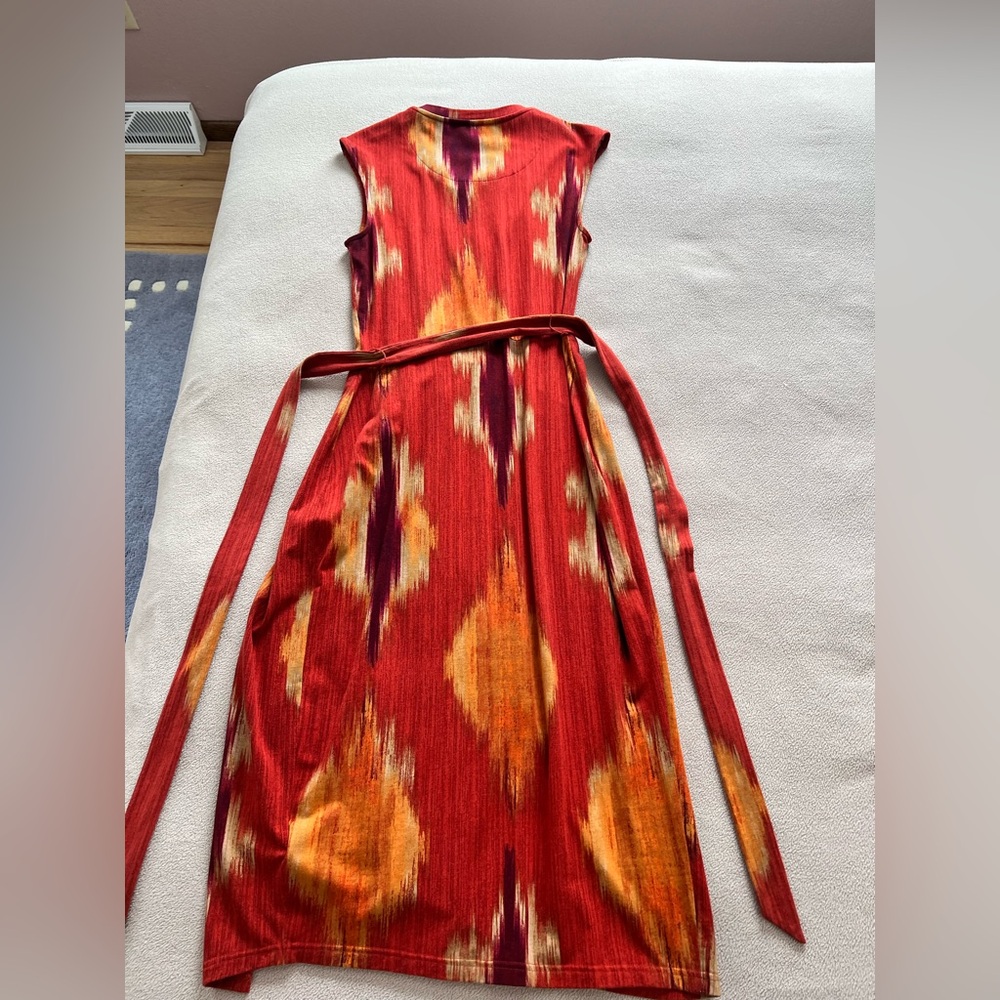 Lauren Ralph Lauren Geo-Print Belted Jersey Tee Dress - Picture 3 of 8
